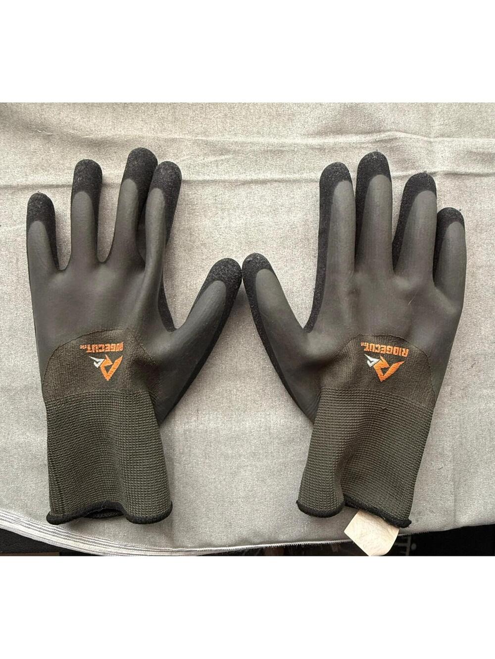 Ridgecut Waterproof Work Gloves One Size Textured Grip Utility Gardening